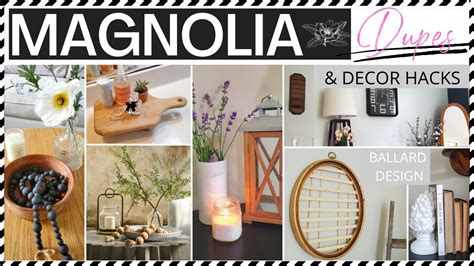 MAGNOLIA DUPES & High End DECOR HACKS .